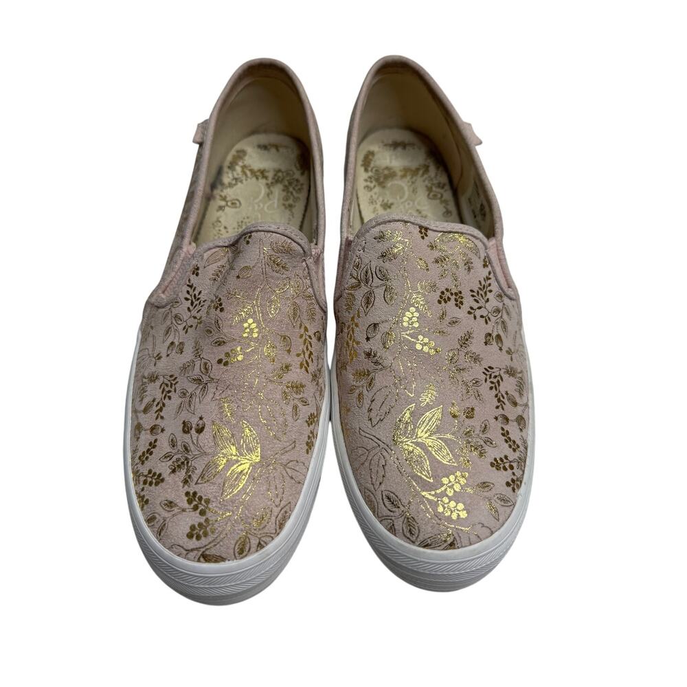 Keds x Rifle Paper Co Floral Platform Slip Ons Size 10 Coquette